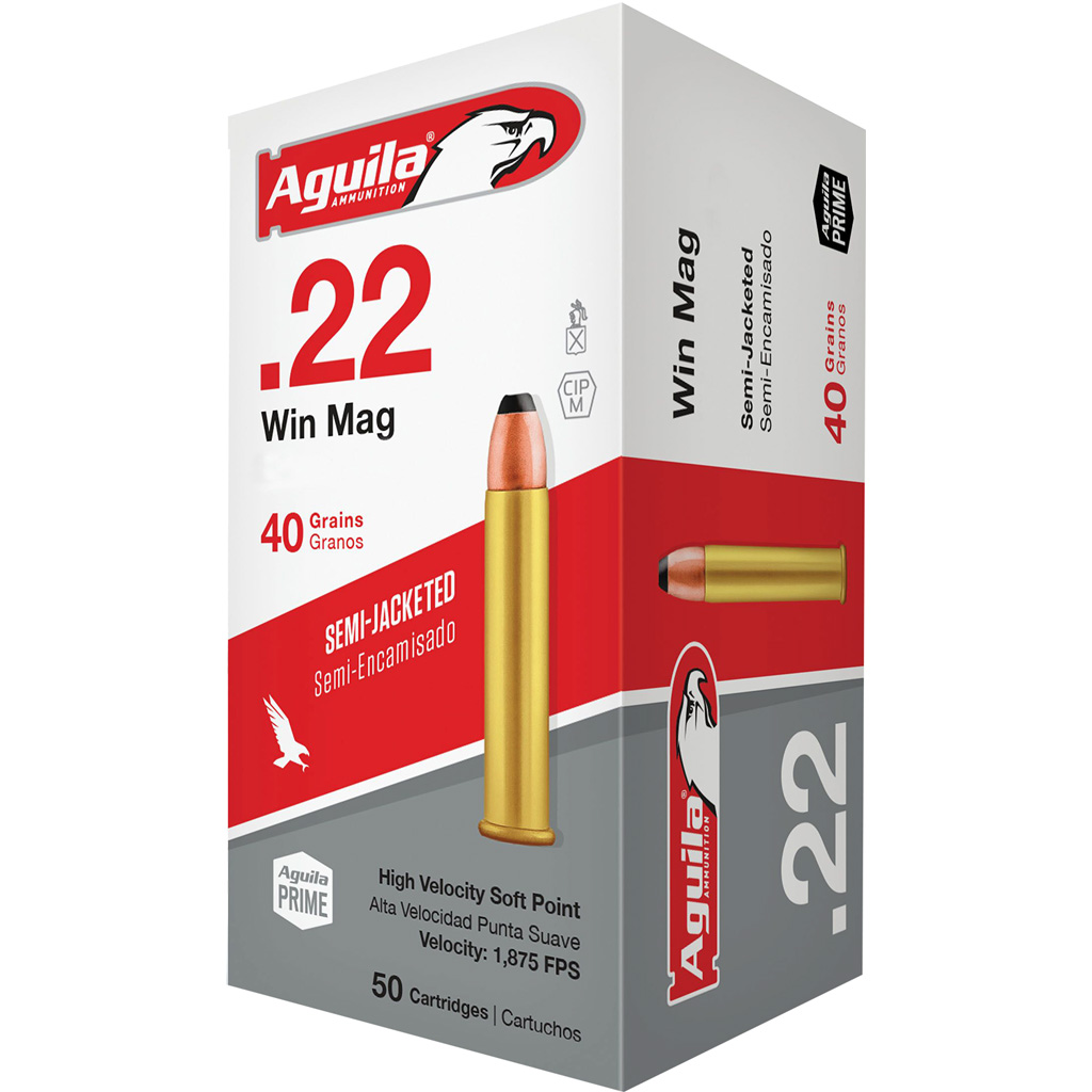 640420001913 Aguila Special Silver Eagle Rimfire Ammo 22 Win. Mag. 40 Gr. Sp 50 Rd.