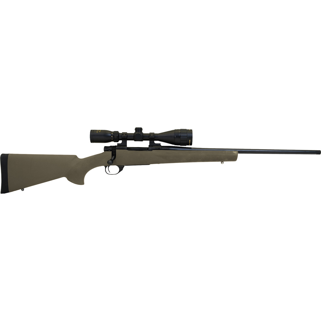 682146398670 Howa M1500 Hogue Gamepro 2 Rifle 243 Win. 22 In. Green Scope Package