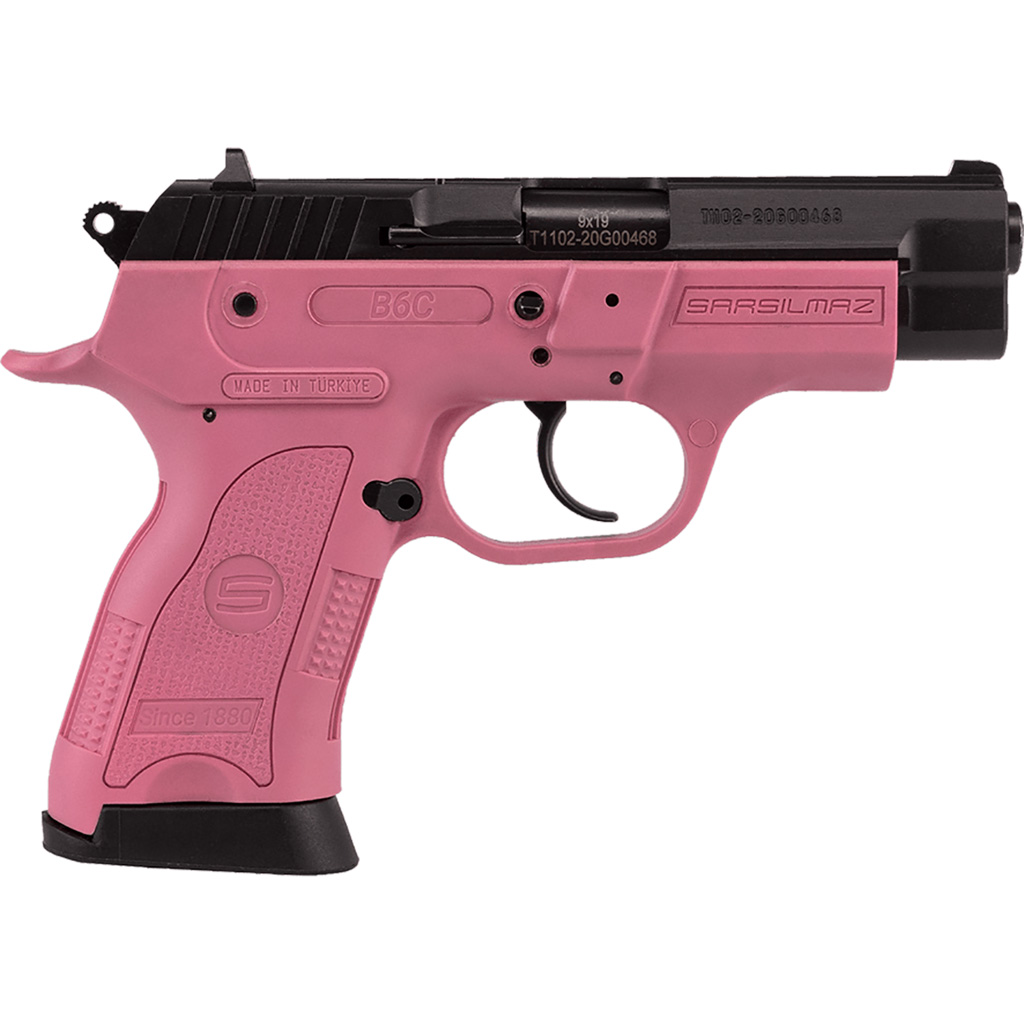 850020252145 Sar Usa B6 Compact Pistol 9mm 3.8 In. Pink 13 Rd.