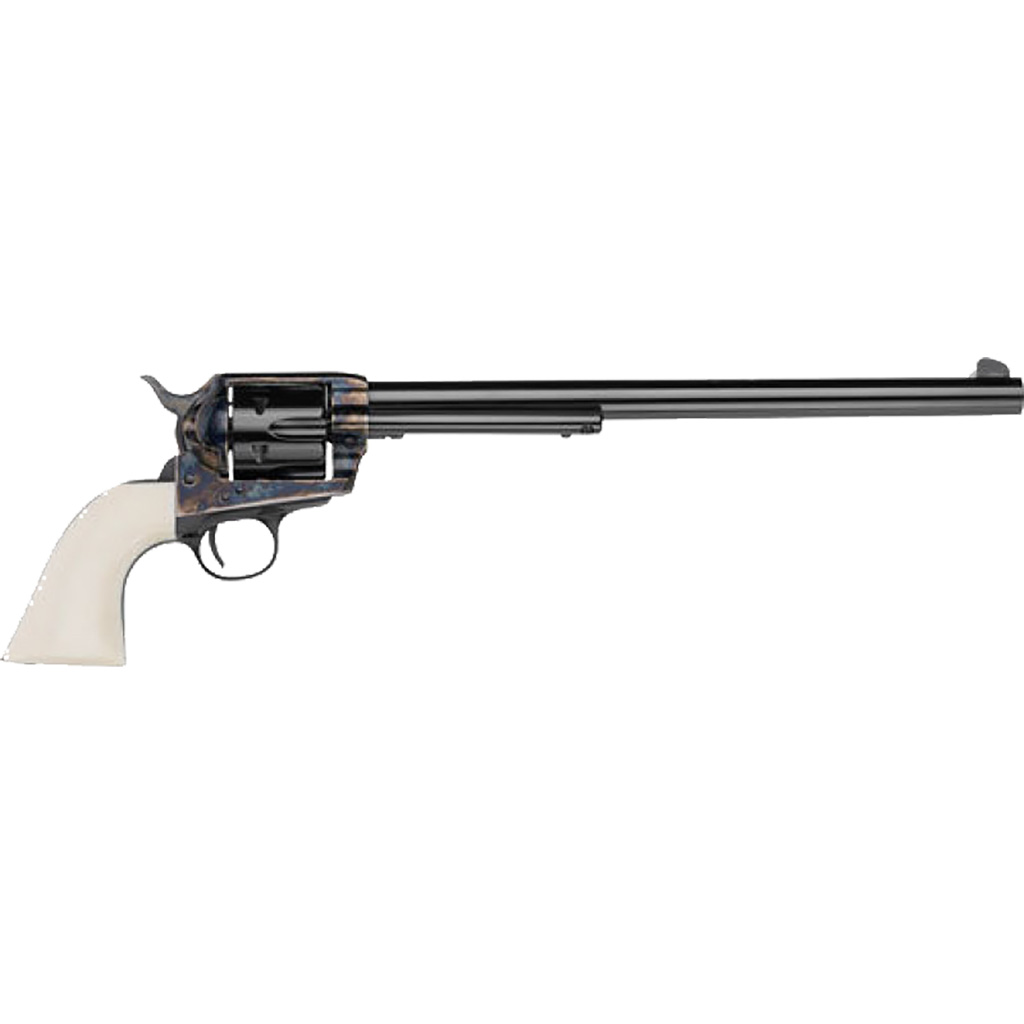 641996211539 Pietta 1873 Gwii Buntline Revolver 45 Lc 12 In. Care Hardened Blue Ultra Ivory Grip