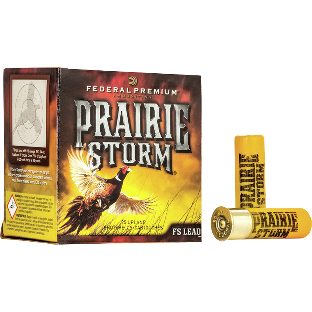 029465022686 Federal Premium Upland Wing-shok Ammo 20 Ga. 2.75 In. 1 Oz. 5 Shot 25 Rd.