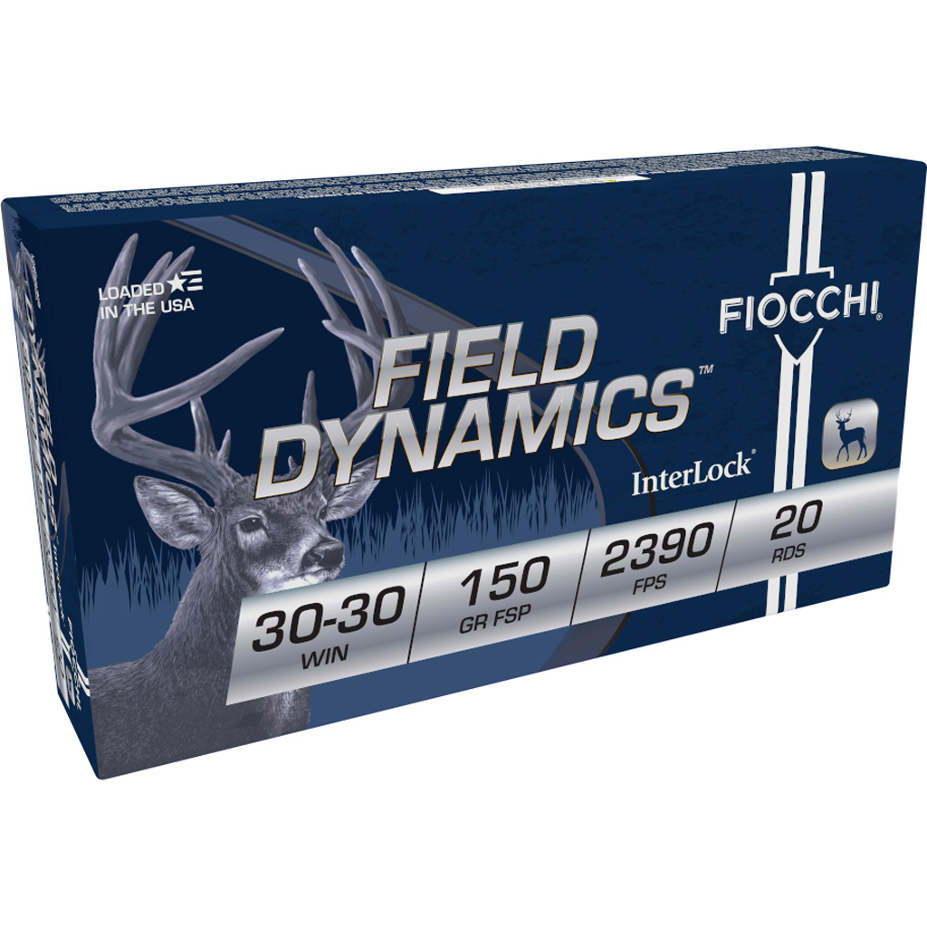 762344707440 Fiocchi Field Dynamics Rifle Ammo 30-30 Win. 150 Gr. Fsp 20 Rd.