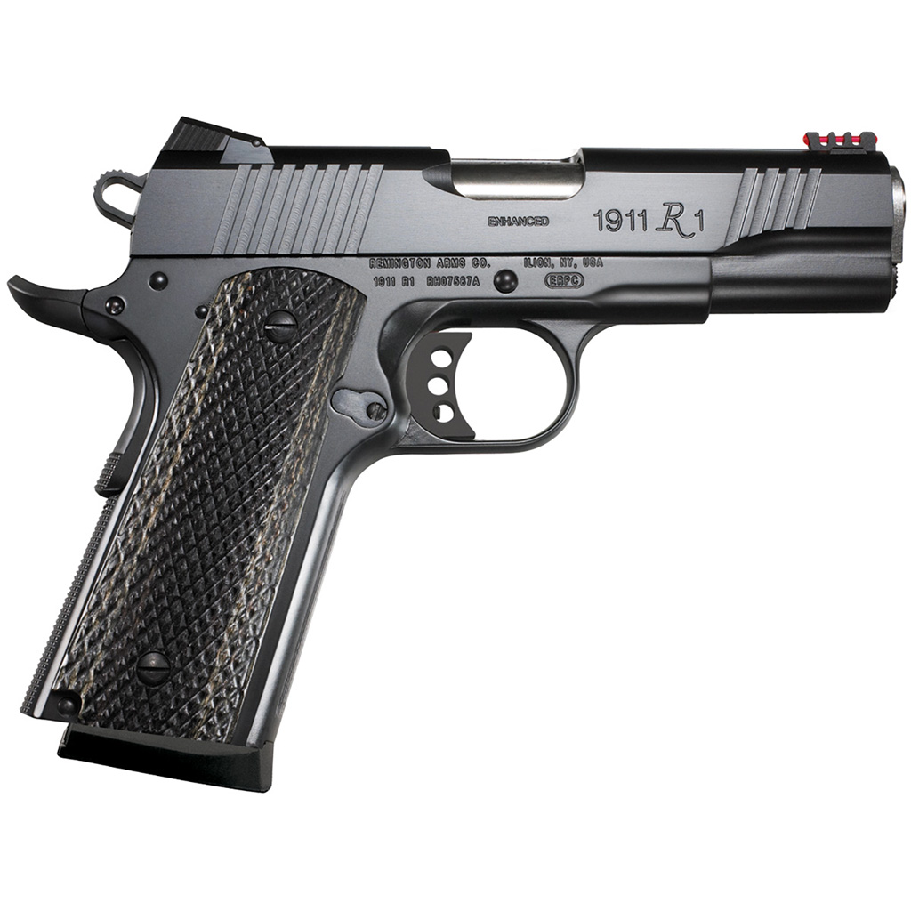 Remington 1911 R1 Enhanced Commander Pistol 45 Acp. 4.25 In. Black 8+1 Rd.
