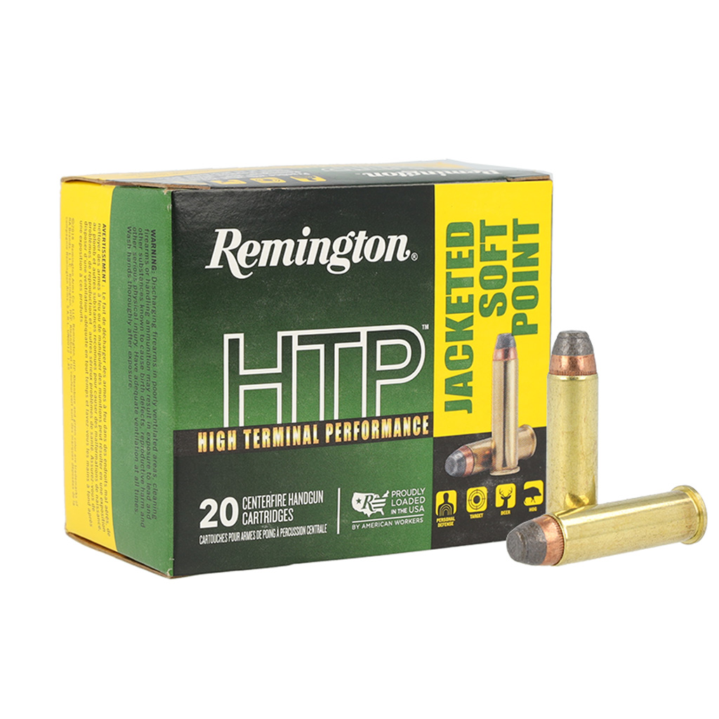 047700486703 Remington Htp Handgun Ammo 41 Rem. Mag. 210 Gr. Jsp Htp 20 Rd.