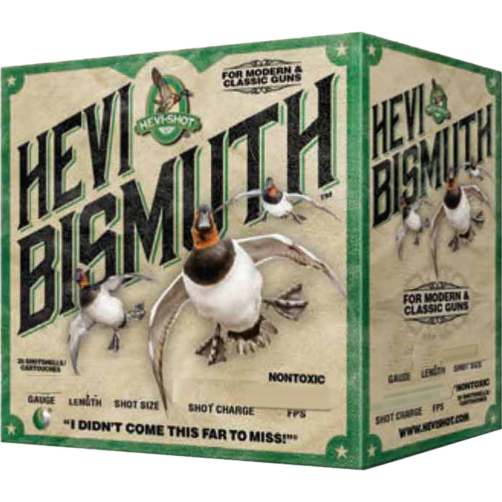 816383002223 Hevi Shot Bismuth Shotgun Ammo 12 Ga. 3 In. 1 3/8 Oz. 6 Shot 25 Rd.