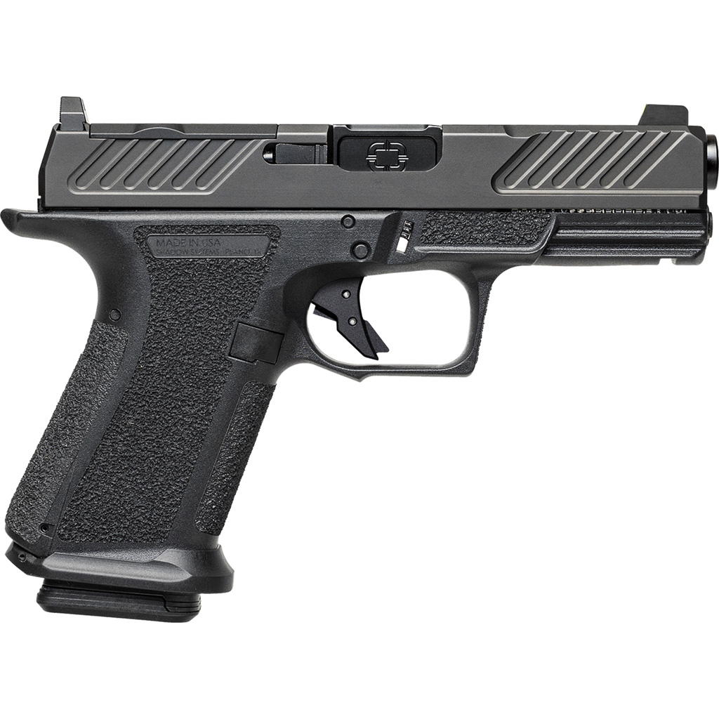 Shadow Systems Mr920 Combat Slide Holosun Pistol 9mm 4 In. Black Frame Unthreaded Black 15 Rd.