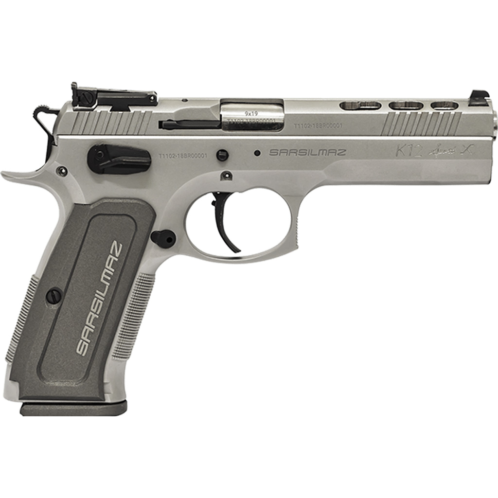 850020252015 Sar Usa K12 Sport X Pistol 9mm 4.7 In. Stainless 17 Rd.