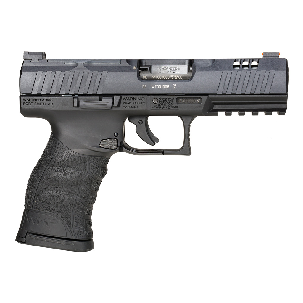 723364224652 Walther Wmp Optic Ready Pistol 22 Wmr 4.5 In. Black 15 Rd.