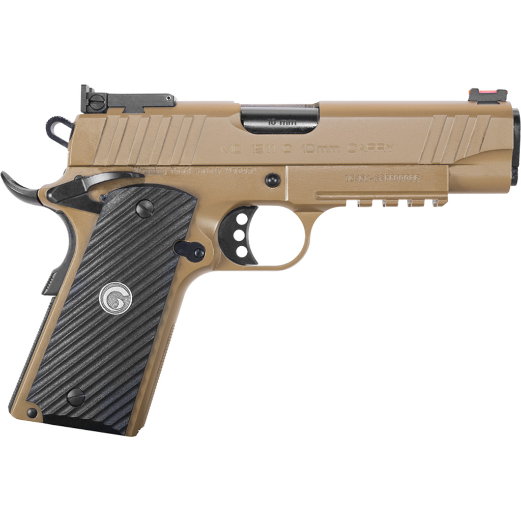 Eaa Girsan Mc1911 Commander Carry Pistol 10mm 4.4 In. Dark Earth 9+1 Rd.