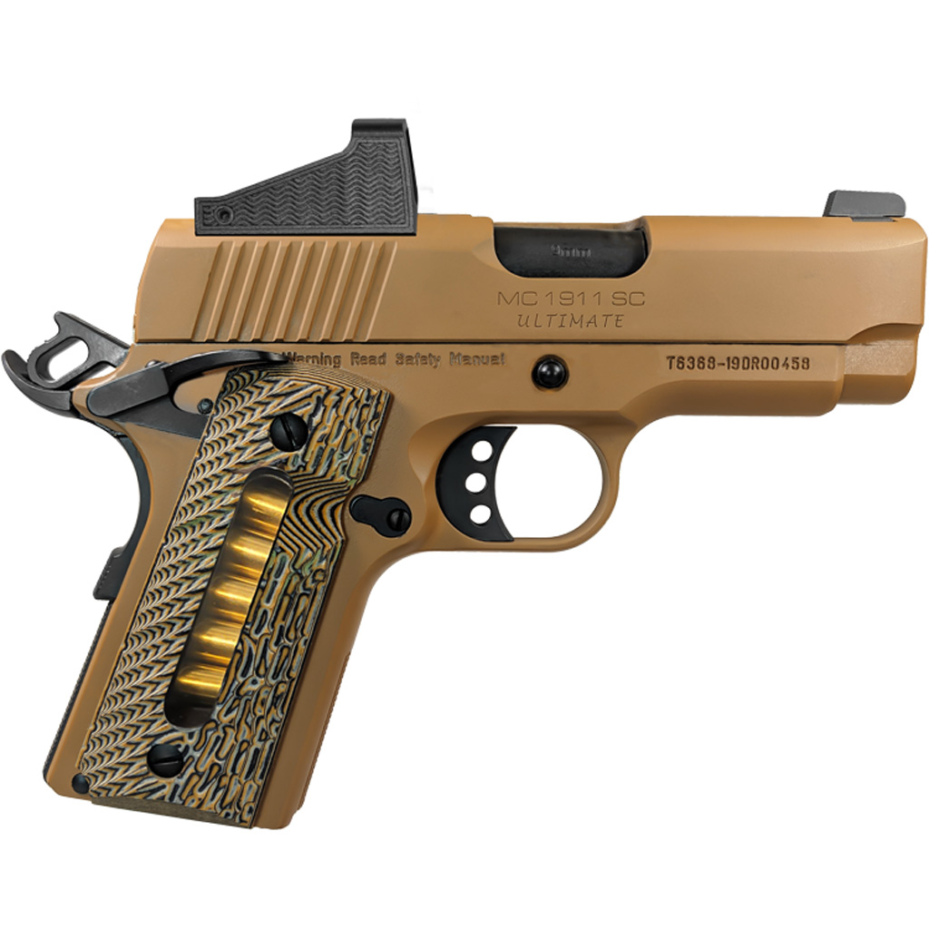 741566905179 Eaa Girsan Mc1911sc Officer Ultimate Pistol 45 Acp 3.4 In. Dark Earth 6 Rd.