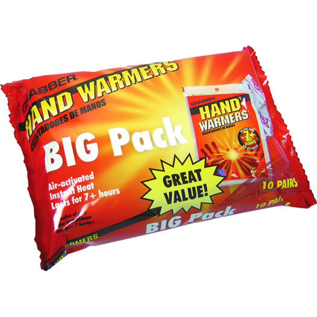Grabber Hand Warmer Big Pack 10 Pr. Hunting Accessories at GunBroker