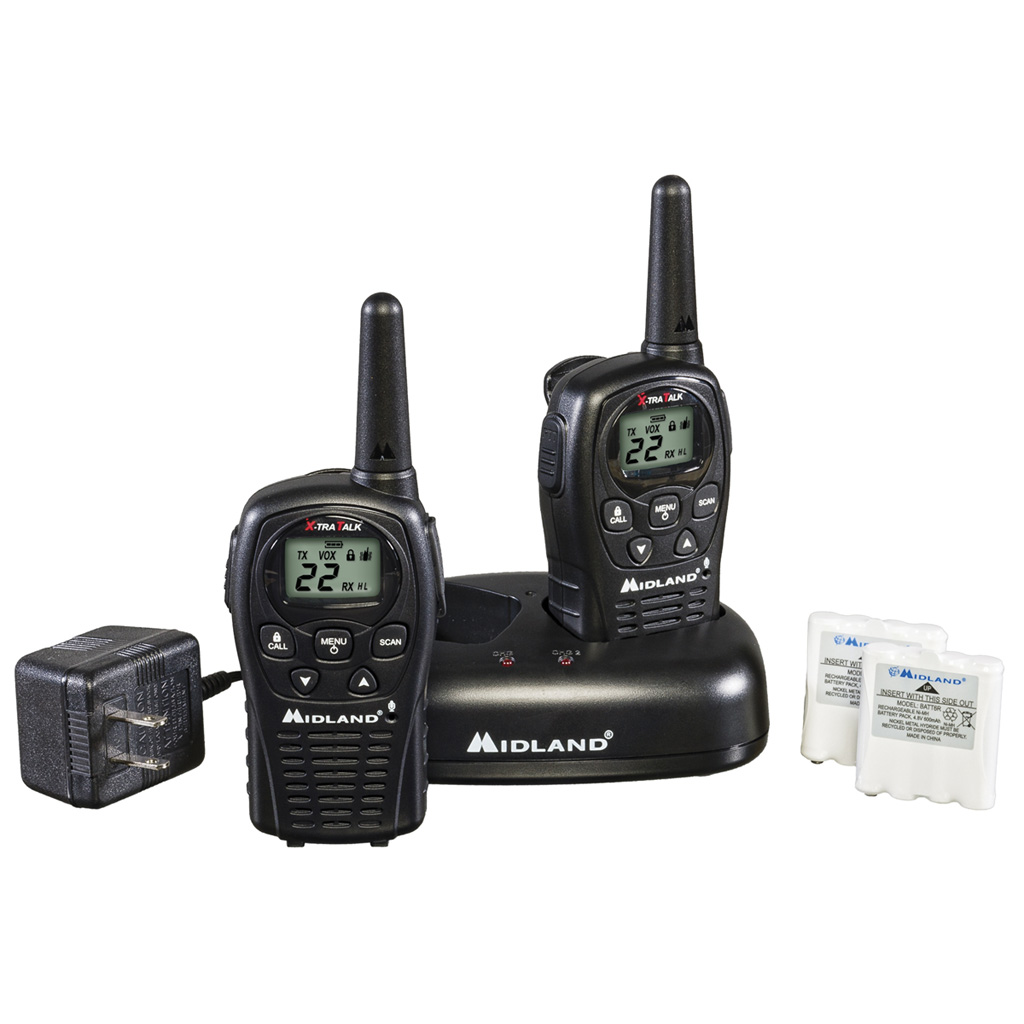 Midland Lxt500vp3 2 Way Radio Wbatteries & Charger Hunting