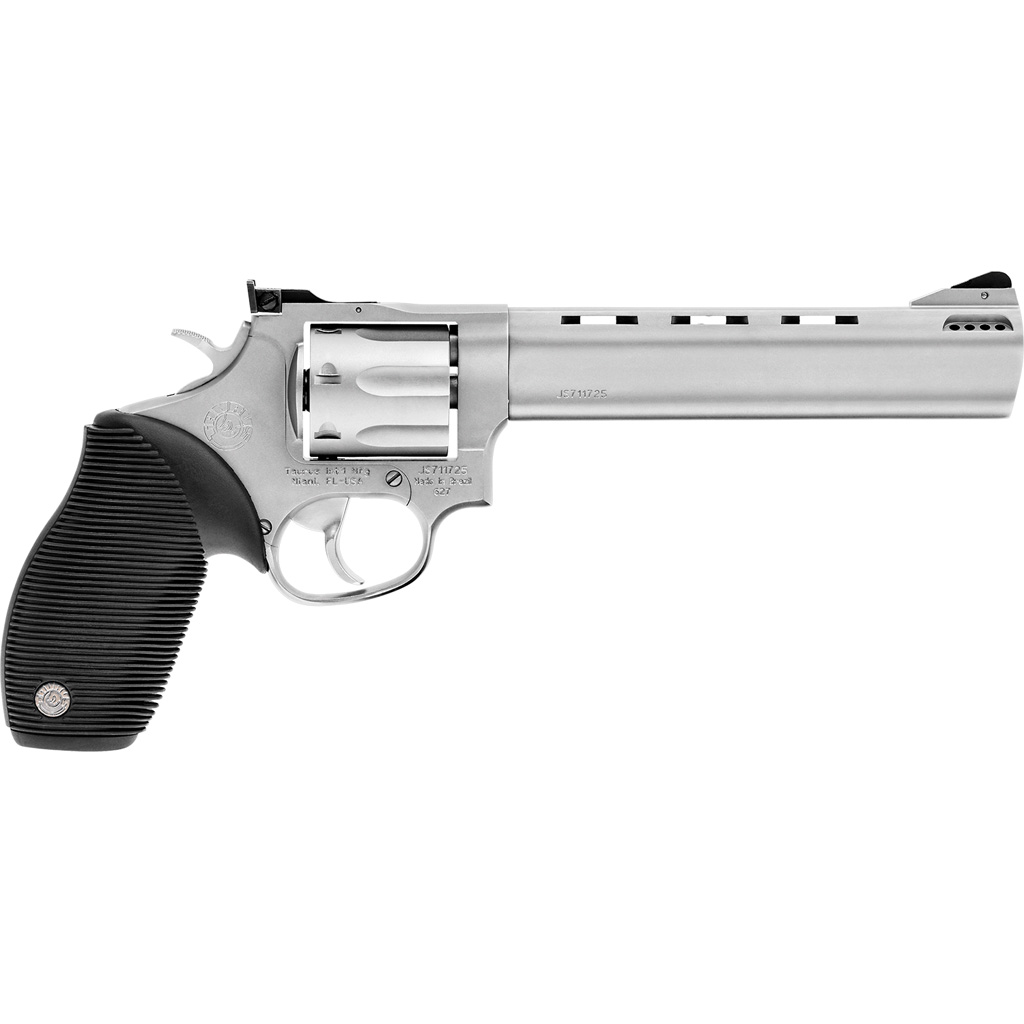 Taurus Tracker 627 Revolver 357 mag 6 In. Stainless 7 Rd. Rubber Grips-img-0