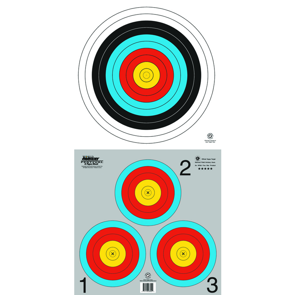 Maple Leaf Target Face Dual Vegas 100 Pk. - Shooting Targets at ...