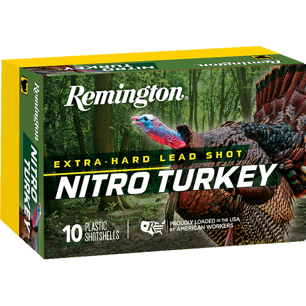 047700346601 Remington Nitro Turkey Extended Range Magnum Loads 12 Ga. 3 In. 6 Shot 10 Rd.