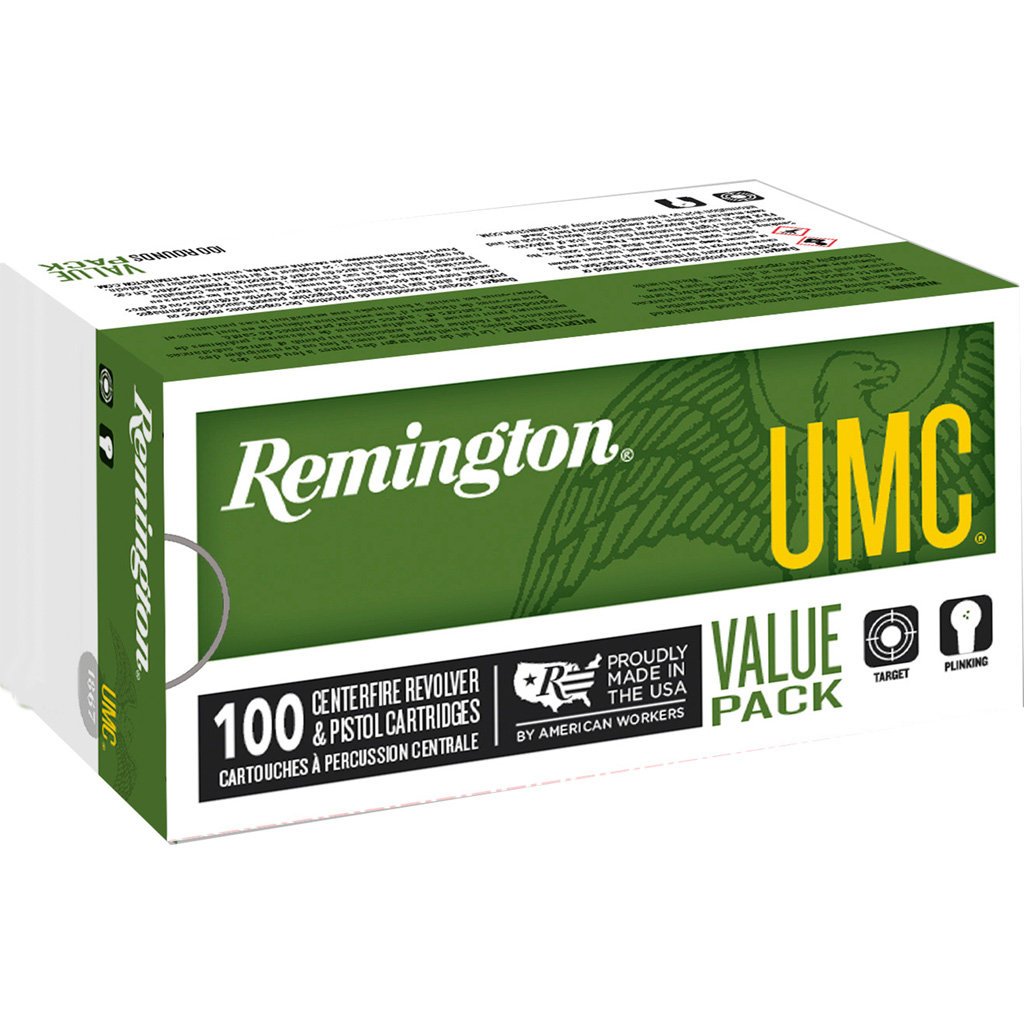 047700386409 Remington Umc Handgun Ammo 380 Acp 88 Gr. Jhp 100 Rd.