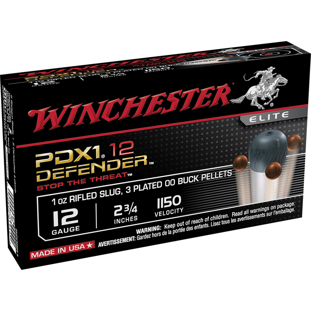 020892020078 Winchester Defender Load 12 Ga. 2.75 In. 1 Oz. 00 Buck Shot 10 Rd.