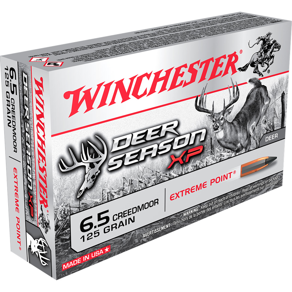 020892223103 Winchester Deer Season Xp Rifle Ammo 6.5 Creedmoor 125 Gr. Extreme Point 20 Rd.