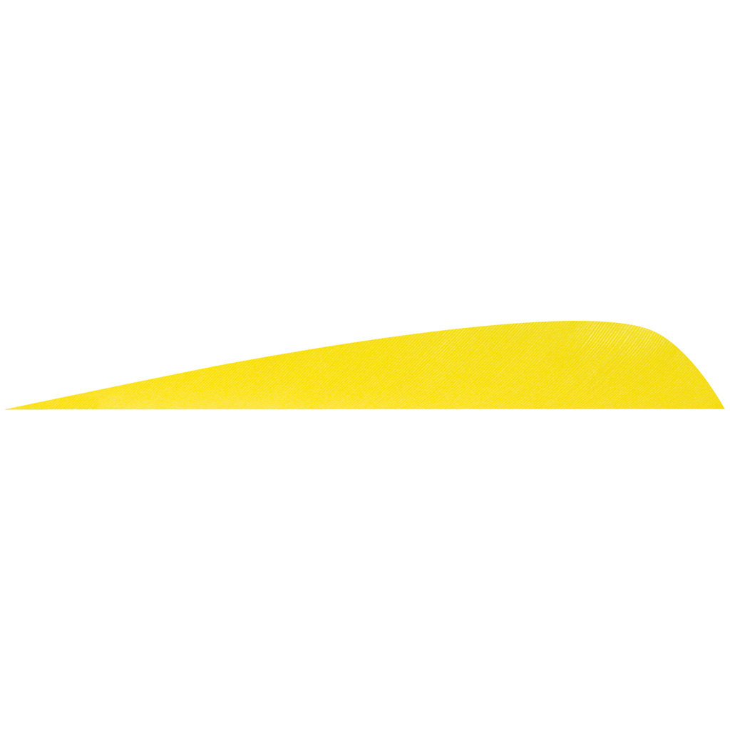 TrueFlight 5 Inch Parabolic Feathers - 12 Pack For Arrows (RW Or LW)