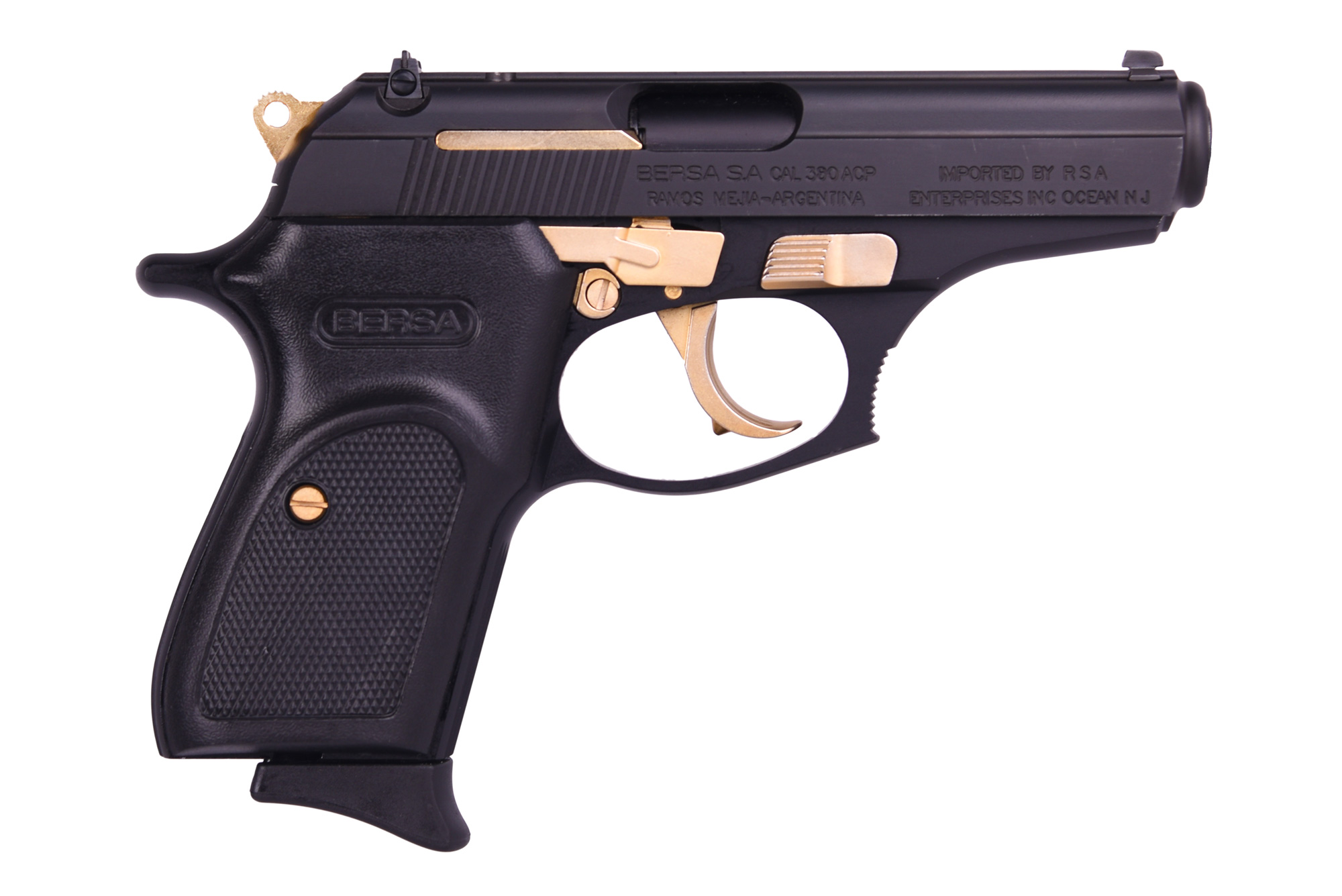 Bersa Thunder 22 Matte/gold 22lr
