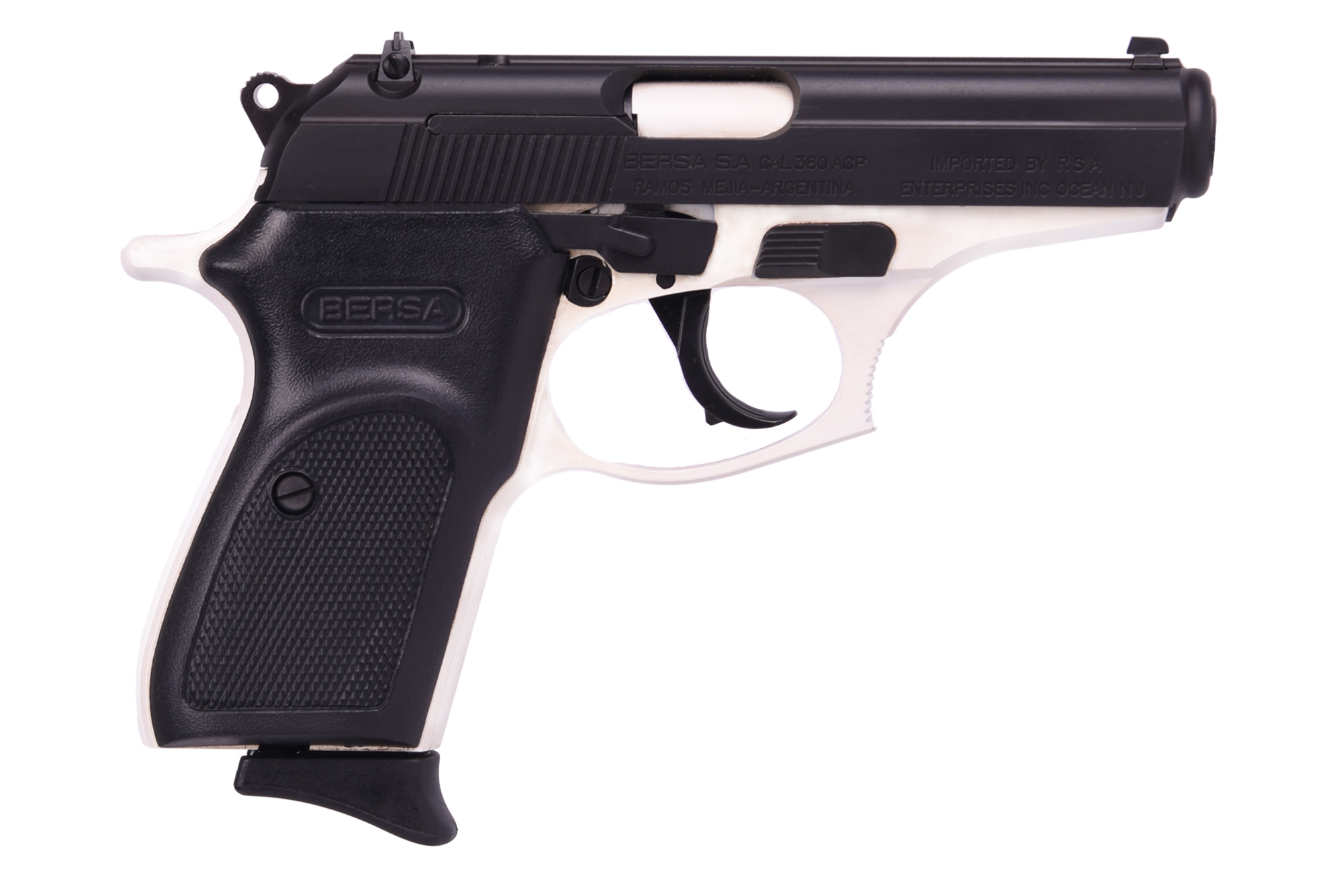 Bersa Thunder 380 White/blk 380acp #