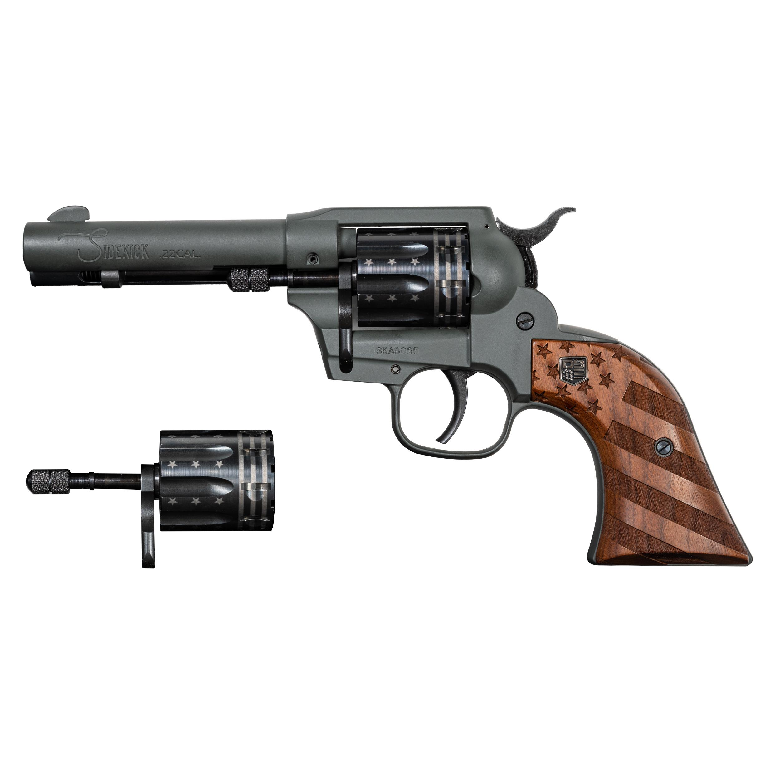 Diamondback Firearms Sidekick 22lr/22m Gry Flag 9rd