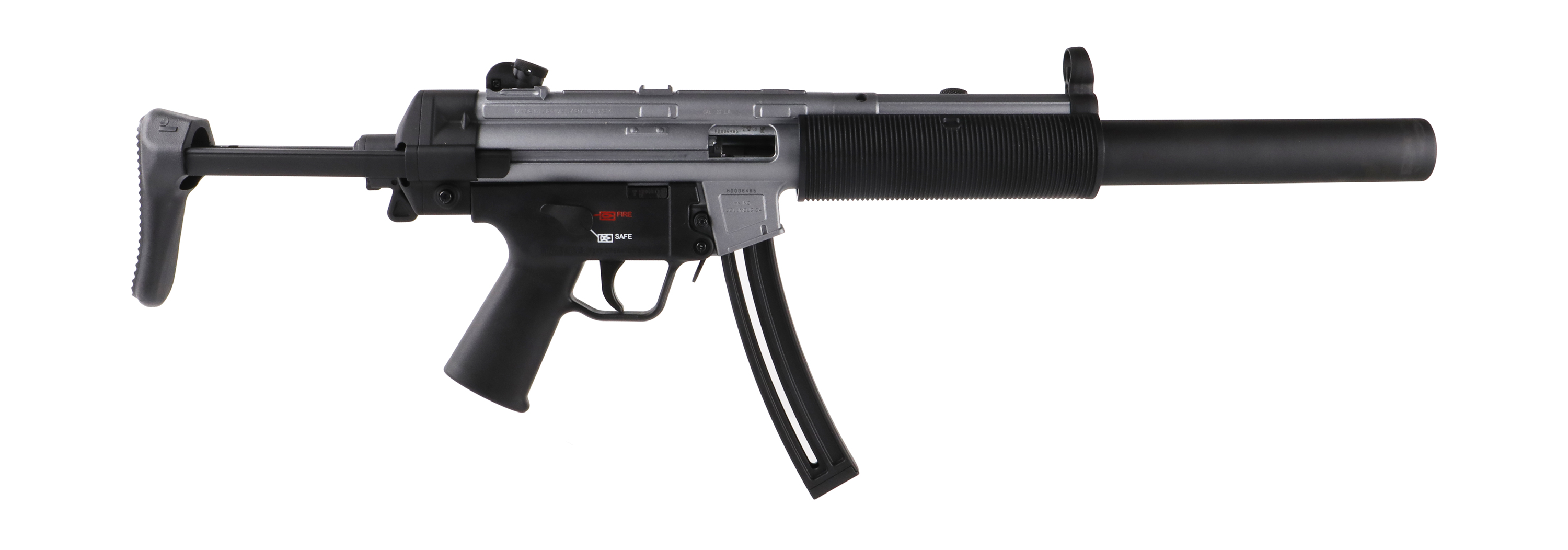 642230262331 Heckler and Koch (HK USA) Mp5 Rifle 22lr Grey 25rd     #