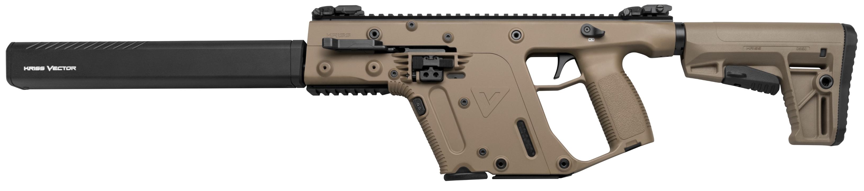810237023129 Kriss USA Vector Crb G2 9mm 16" Fde 10+1