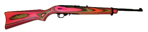 736676012220 Ruger 10/22 Carbine Pink/black Lam