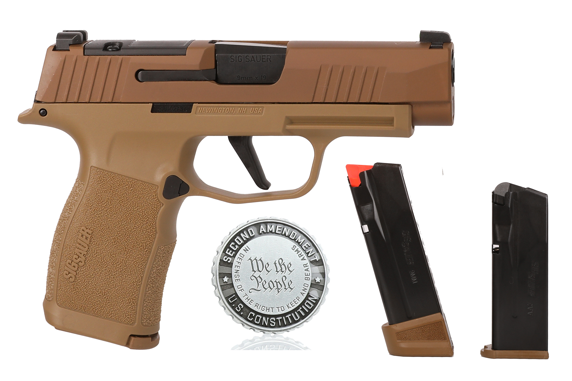 798681695539 SIG SAUER P365xl 2a 9mm Coy 3.7 Xry Or