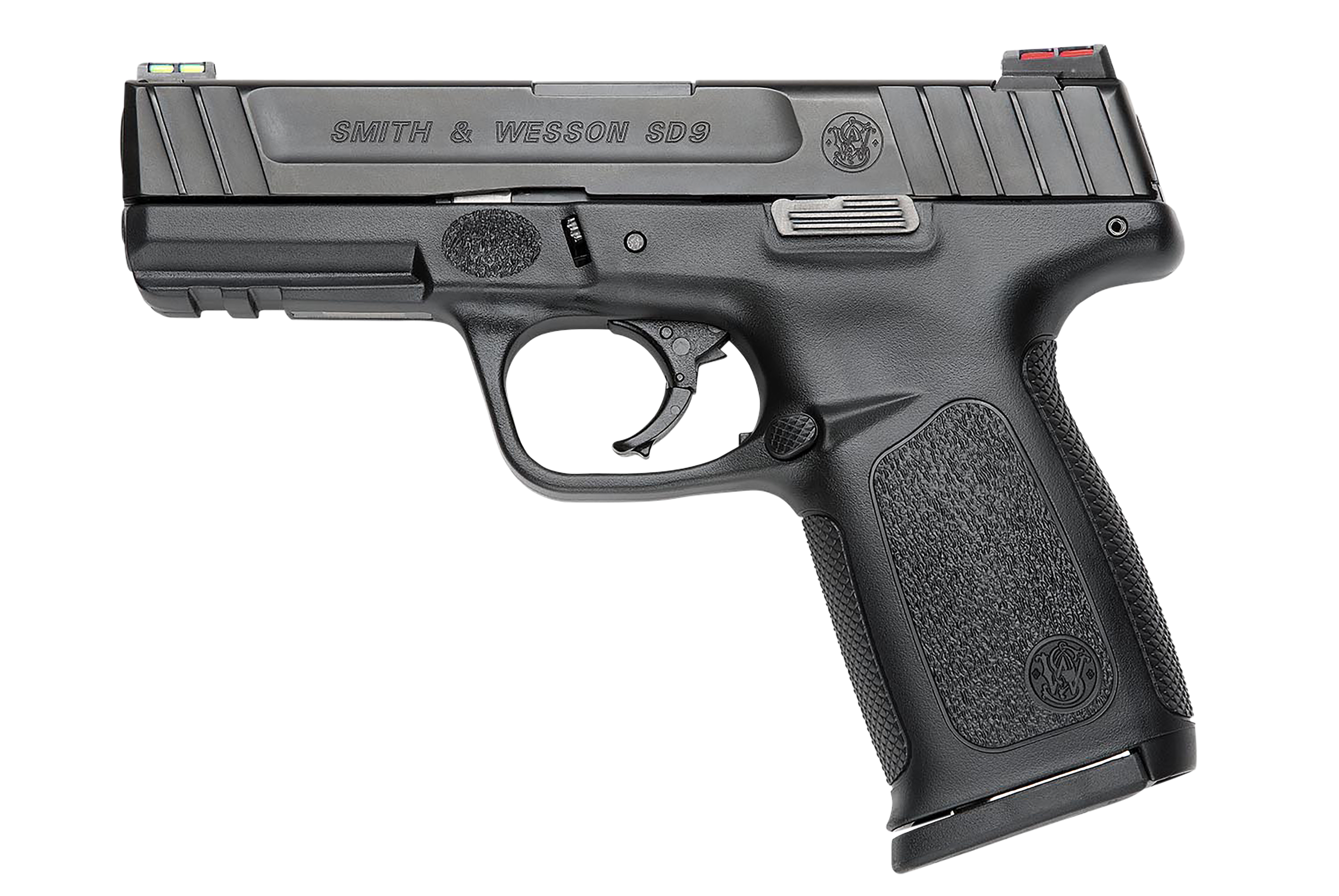 Smith and Wesson Sd9ve 9mm Bk/bk 16+1 4" Hiviz#