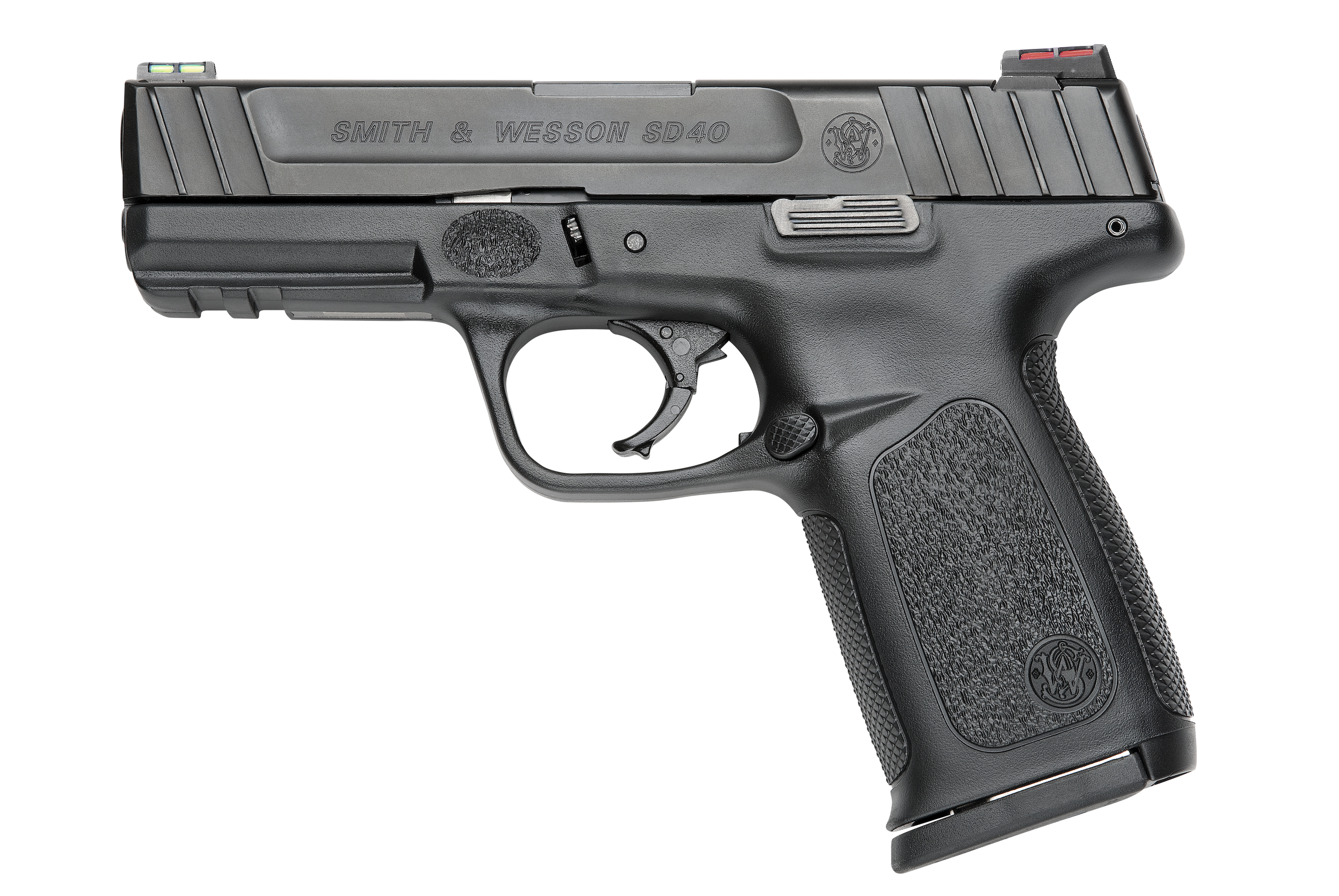Smith and Wesson Sd40ve 40s&w Bk/bk 14+1 Hiviz