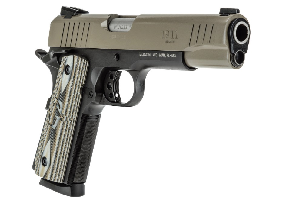 Taurus 1911fs 45acp Sand 5" 8+1 As-img-0