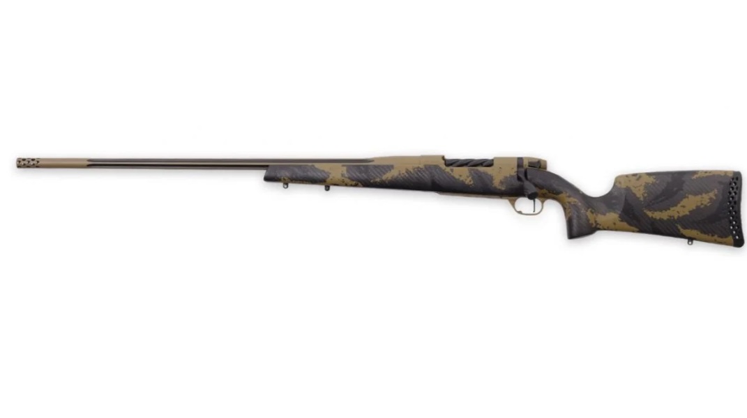 747115451074 Weatherby Mark V Apex 300wby 26" Fde Lh