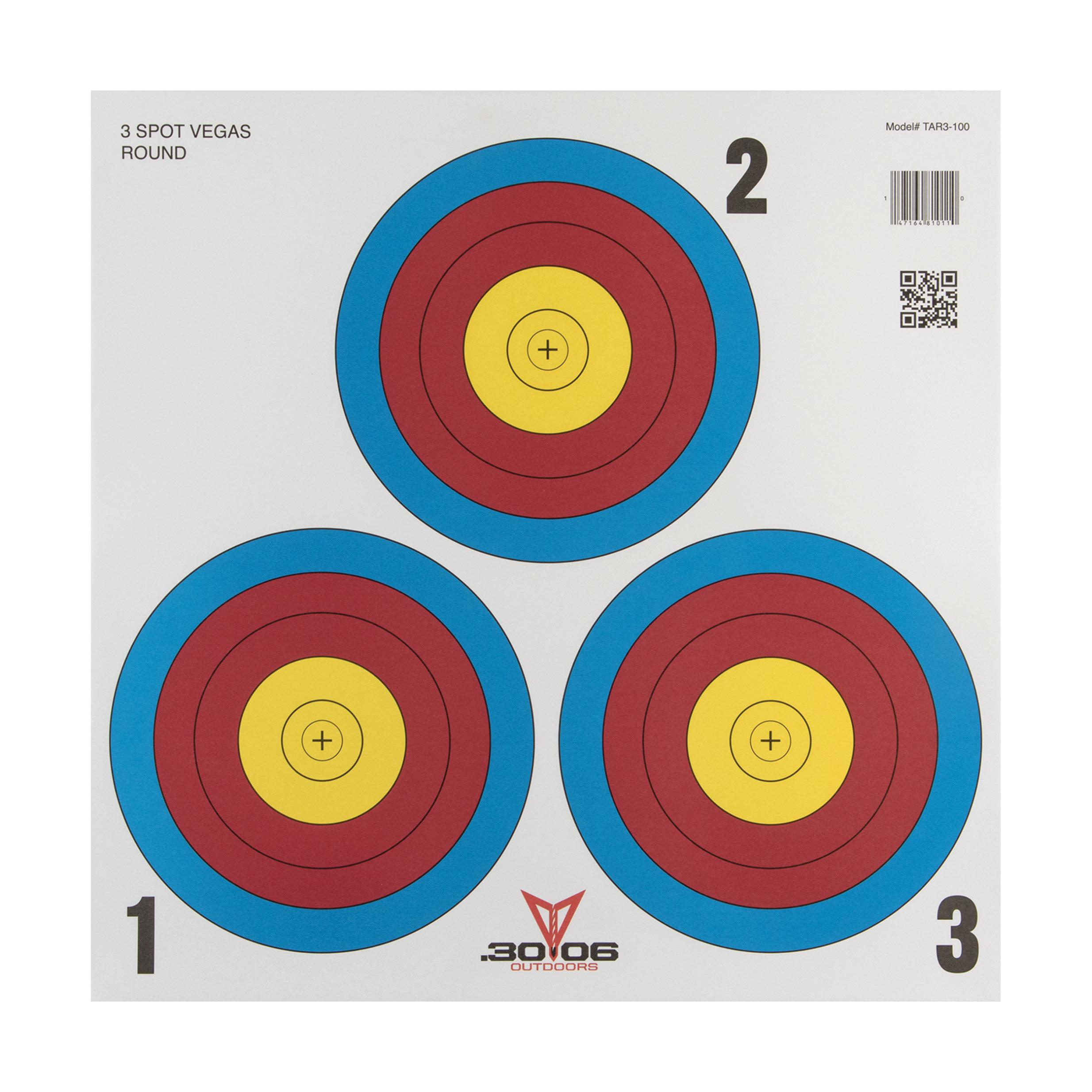 3 Spot Vegas Paper Target 100 Count 147164810110 | eBay