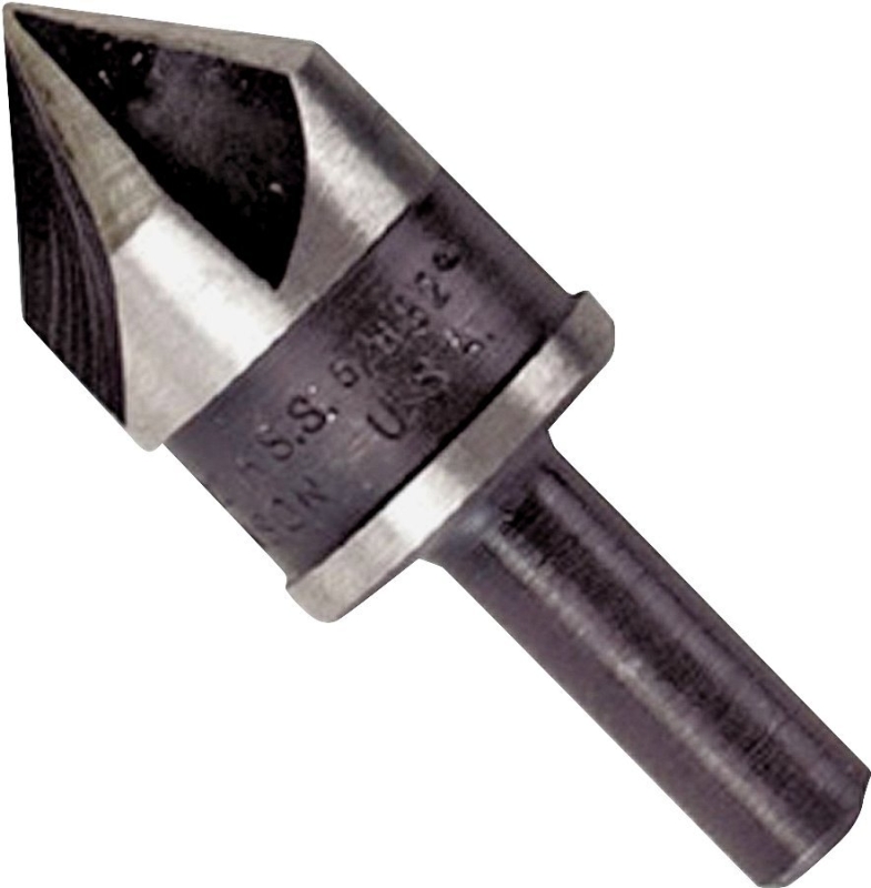 IRWIN 12413 Countersink Drill Bit 5/8 in L Flute Round Shank 1/4 in Dia