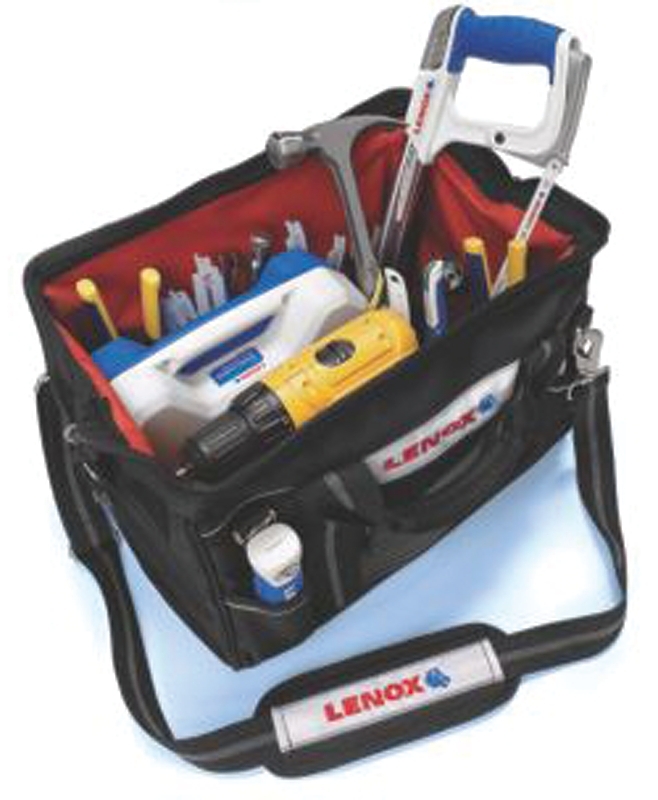 Lenox 1787426 Contractor's Tool Bag 14Pocket Zipper Closure Canvas Black 885363005776 eBay