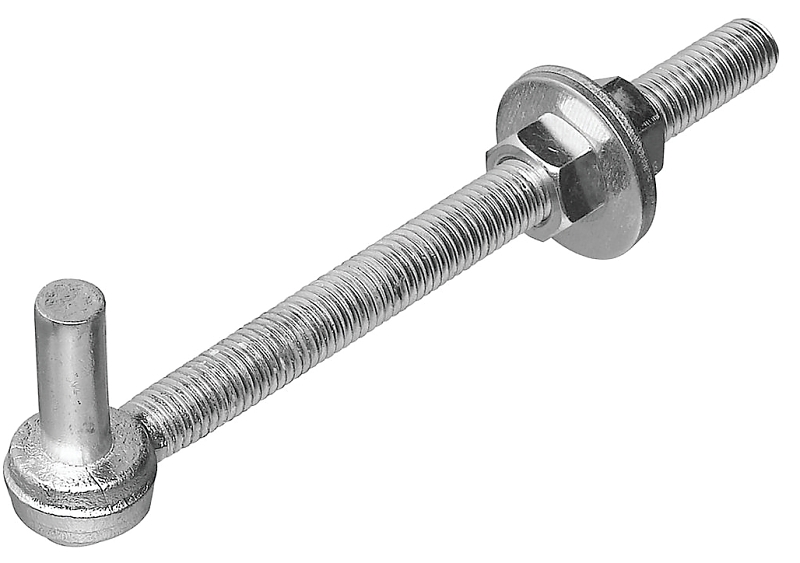 Stanley 130559 Full Threaded Bolt Hook 6 in L x 1/2 in W Zinc Plated eBay