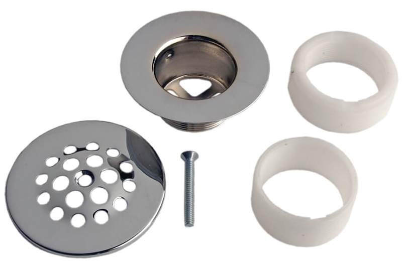 Danco 88795 Strainer Tub Drain Brass Chrome For Most Tub Drain Sizes eBay