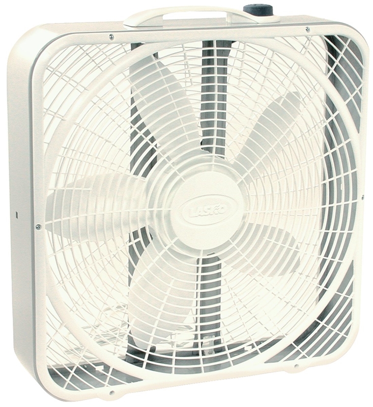 Lasko 3723 Box Fan 2500 cfm 3Speed White 46013306081 eBay