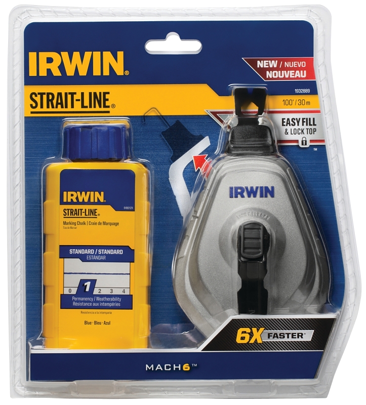 IRWIN 1932889 Chalk Reel 8 oz Chalk 100 ft L Line eBay