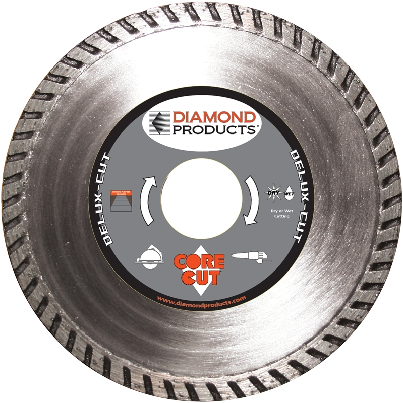 Diamond Products 21124 Circular Turbo Blade 7/8 in Arbor Diamond