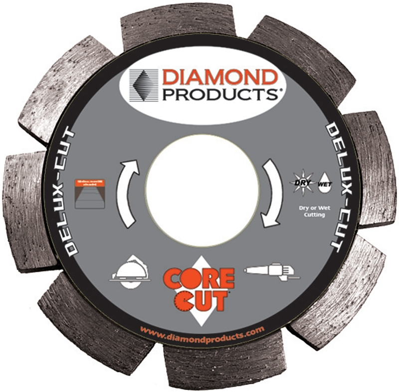 Diamond Products 21072 Circular Saw Blade 4-1/2 in Dia Diamond Cutting