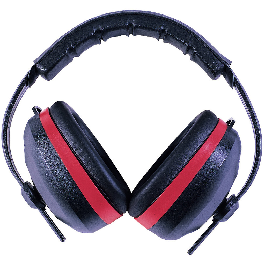 Radians Silencer Earmuff Black With Red Accent Eyewear at GunBroker