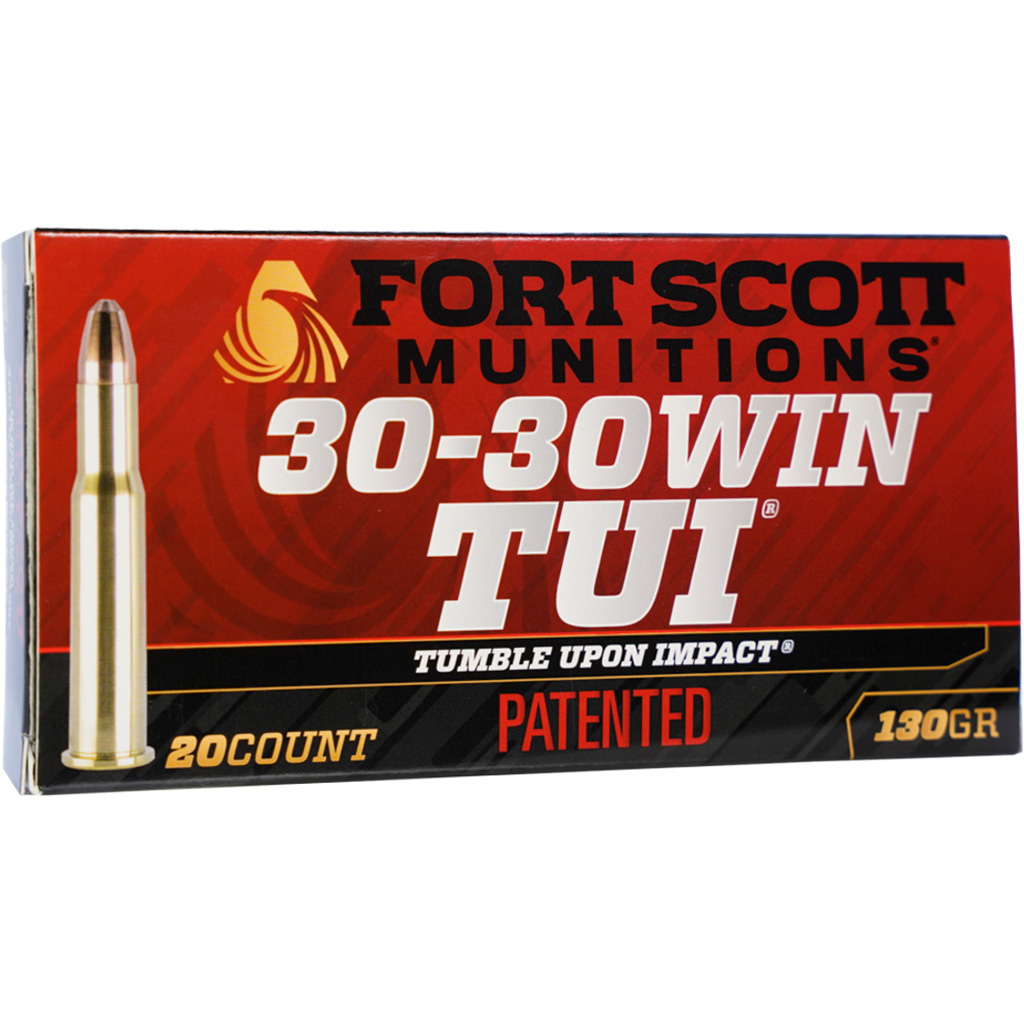 Fort Scott Munitions Rifle Ammo 30-30 Win. 130 Gr. Tui 20 Rd.