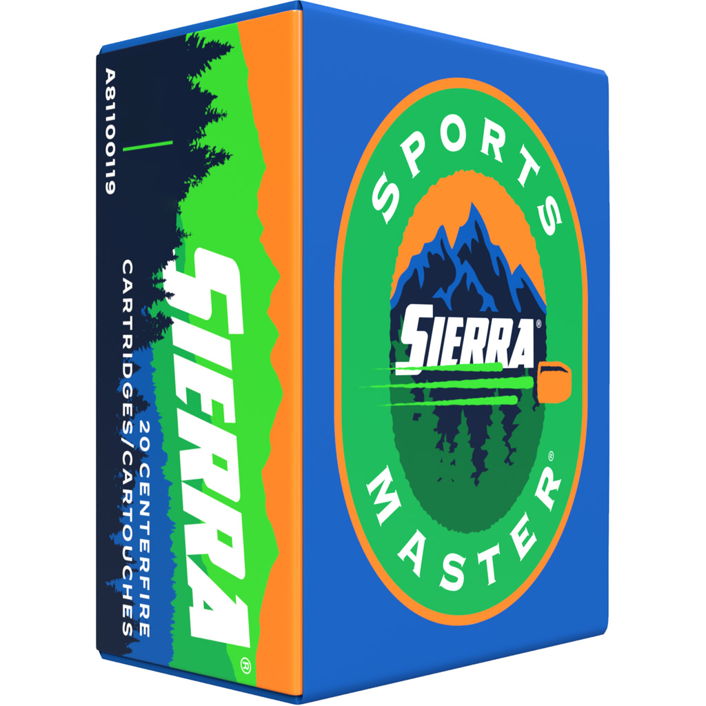 092763600290 Sierra Sports Master Ammo 38 Spl 125 Gr. Jhp 20 Rd.