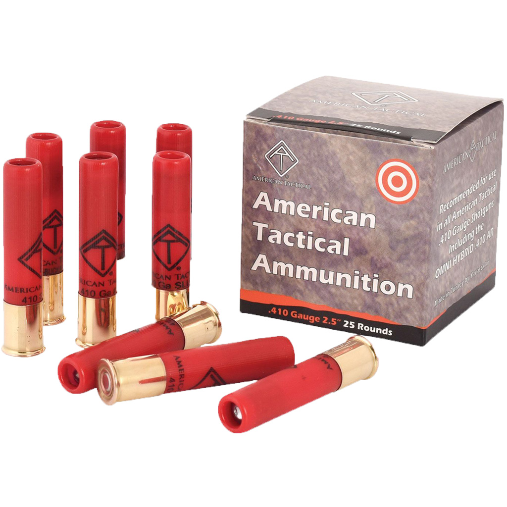 Ati Target Shotgun Ammo 410 Ga. Rifled Slug 1/4 Oz. 25 Rds