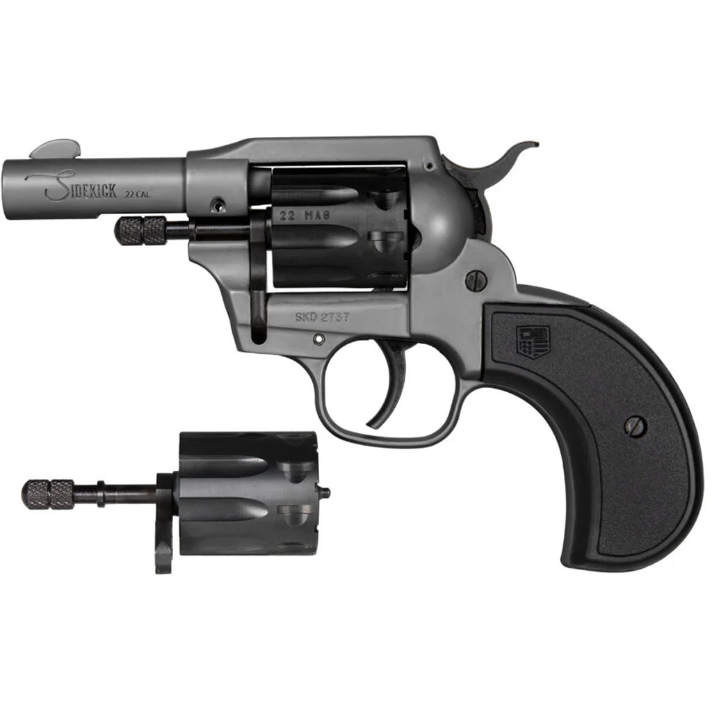 810035756090 Diamondback Db Birdshead Sidekick Revolver 22 Lr/mag 3 In. Dark Gray 9 Rd.