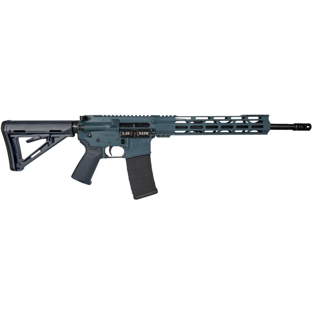 810035755857 Diamondback Carbon Db15 Rifle 5.56 Nato 16 In Jesse James Blue 12 In M-lok 30 Rd