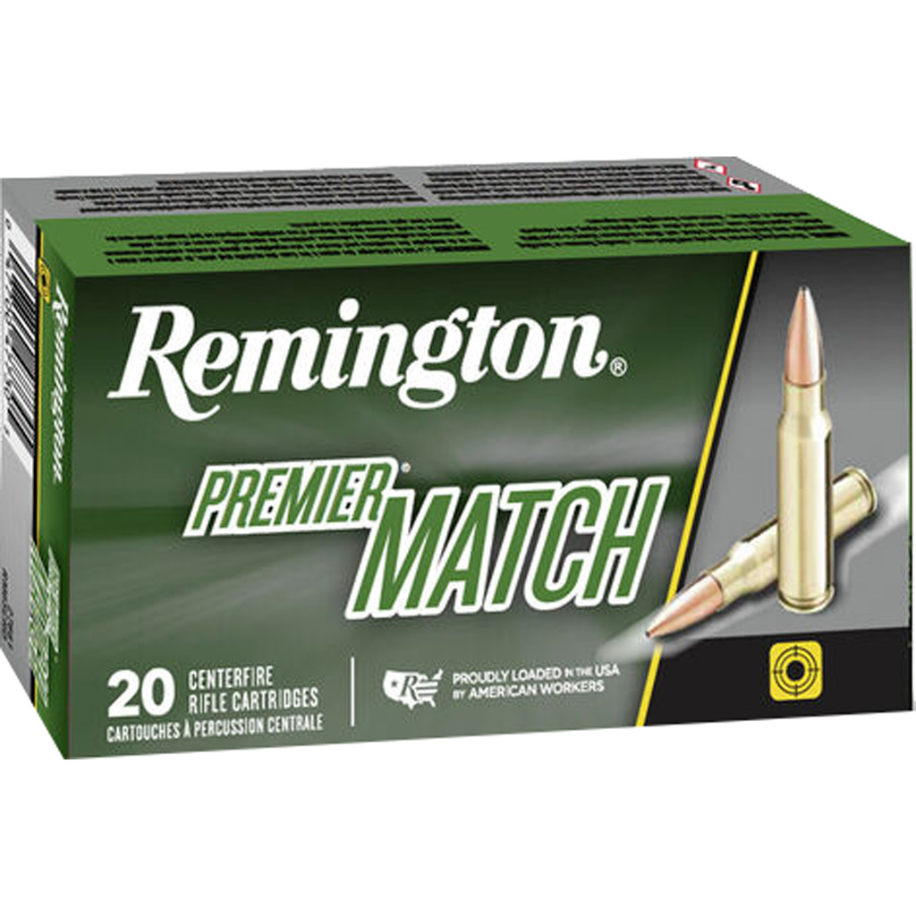 047700497907 Remington Premier Match Rifle Ammo 6.5 Prc 140 Gr. Berger Otm 20 Rd.